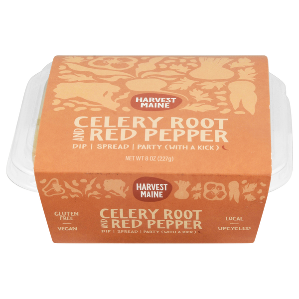 Harvest Maine Gluten Free Celery Root & Red Pepper Dip Refrigerated