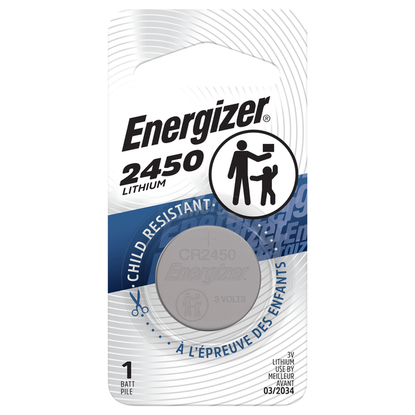 Energizer Lithium Battery 2450 3V