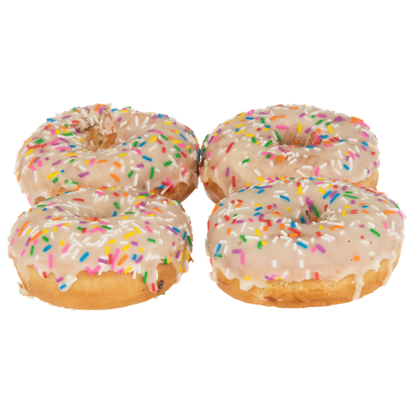 Hannaford Bakery Glazed Donuts with Sprinkles