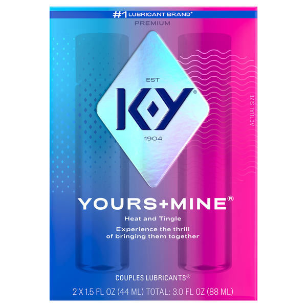 K-Y Yours + Mine Couples Lubricants