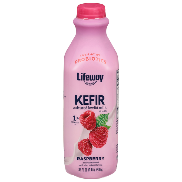 Lifeway Probiotic Low Fat Raspberry Kefir