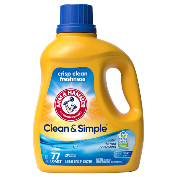 Arm & Hammer Crisp Clean Clean & Simple Liquid Laundry Detergent