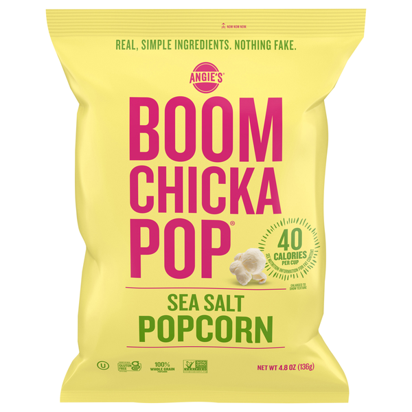 Angie's BOOMCHICKAPOP Gluten Free Sea Salt Popcorn