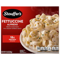 Stouffer's Fettuccini Alfredo 18g Protein Frozen Meal