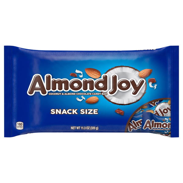 Almond Joy Coconut & Almond Chocolate Candy Bars Snack Size