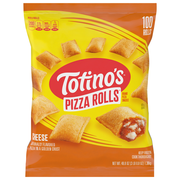 Totino's Cheese Pizza Rolls Snacks - 100 ct Frozen