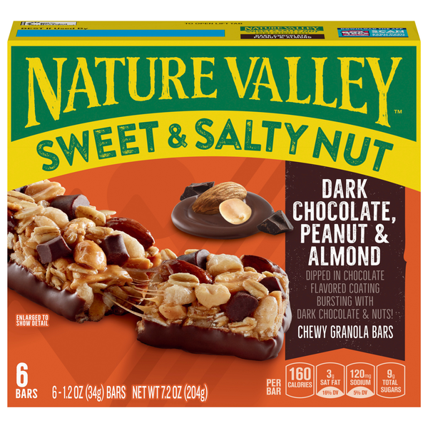Save on Nature Valley Sweet & Salty Nut Granola Bars Dark Cho/Peanut