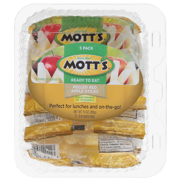 Mott's Peeled Red Apple Sticks - 5 ct