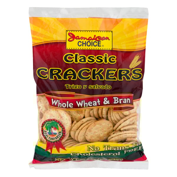 Jamaican Choice Whole Wheat & Bran Classic Crackers