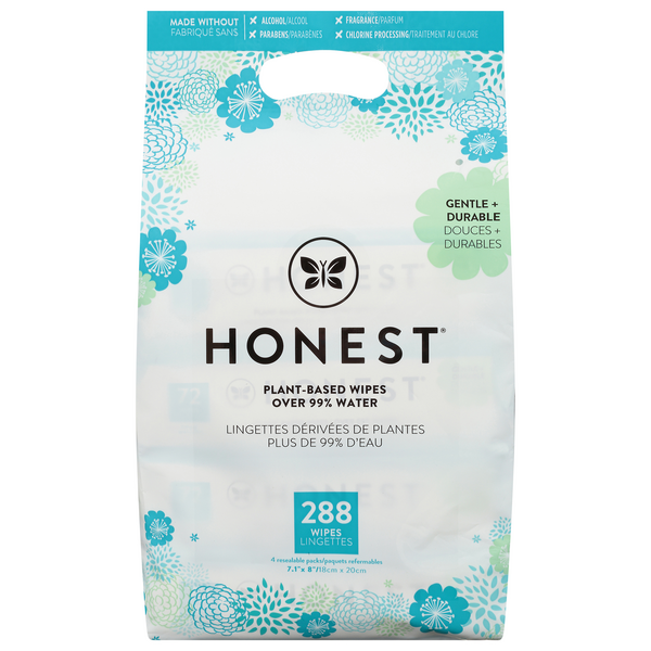 Save on Honest Baby Wipes Fragrance Free PlantBased Classic 4 pk