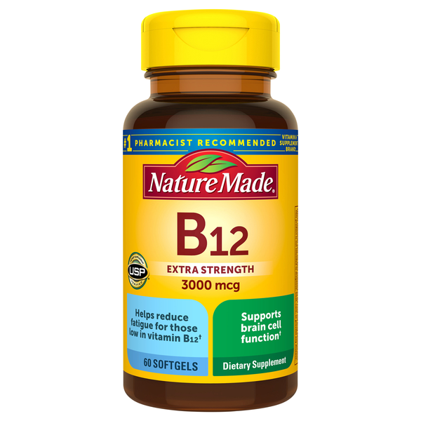 Nature Made B12 3000 mg Extra Strength Dietary Supplement Softgels
