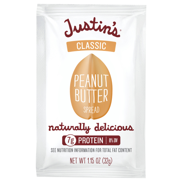 Justin's Classic Peanut Butter Spread Single Serve