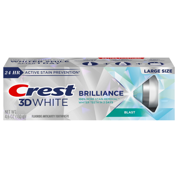 Crest 3D White Brilliance Fluoride Anticavity Blast Toothpaste