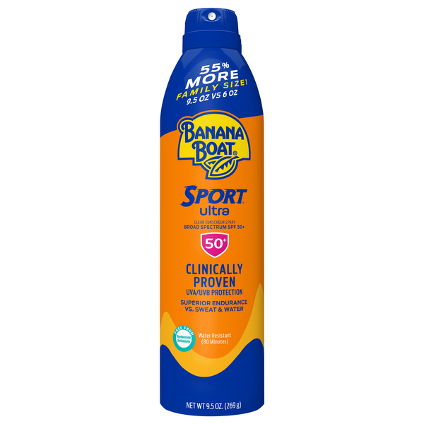 Banana Boat Sport Ultra Clear Sunscreen Spray SPF 50+