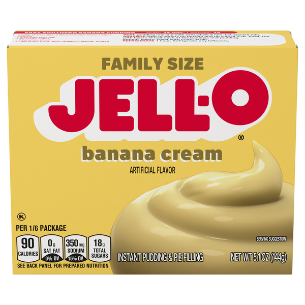 Jell-O Banana Cream Instant Pudding & Pie Filling