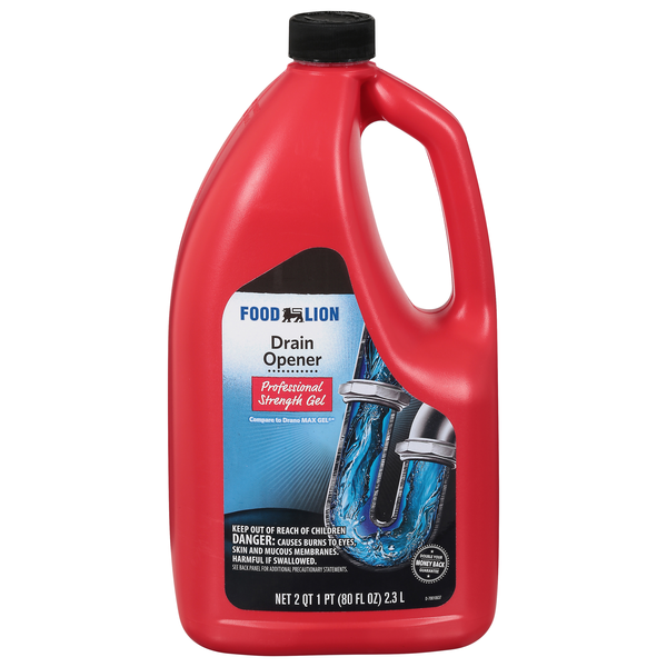 Food Lion Professional Strength Gel Drain Opener