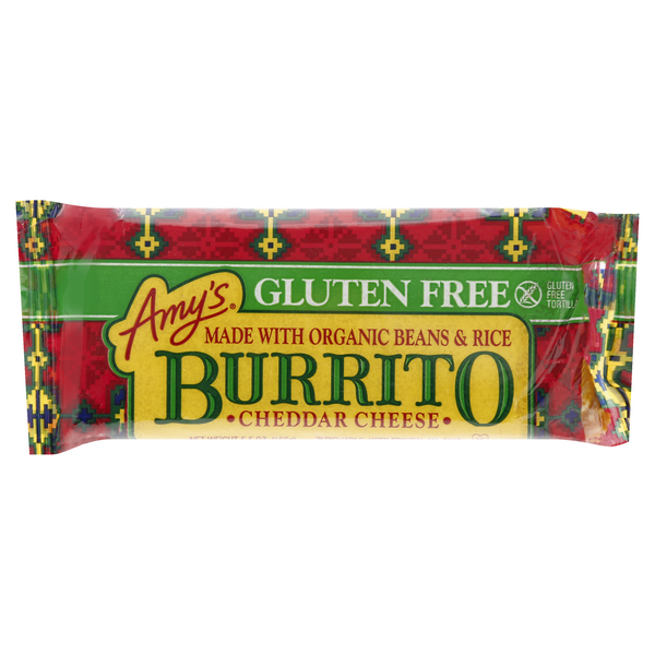 Save on Amy's Burrito Cheddar Cheese Gluten Free Organic Order Online