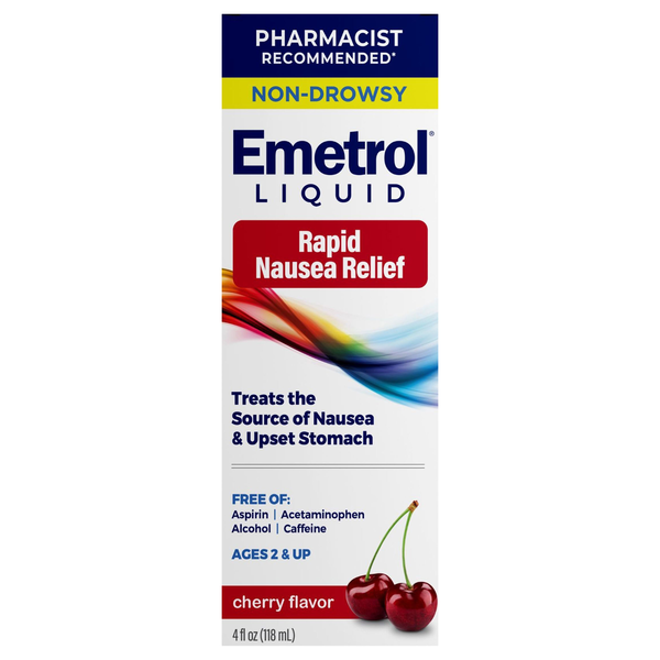 Emetrol Rapid Nausea Relief Cherry Flavor Liquid