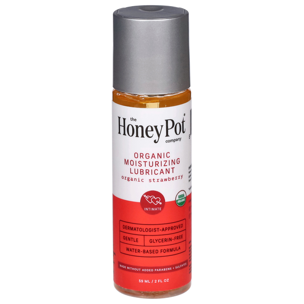 The Honey Pot Company Organic Strawberry Flavored Moisturizing Lubricant