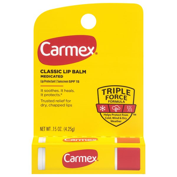 Carmex Classic Lip Balm Medicated SPF 15