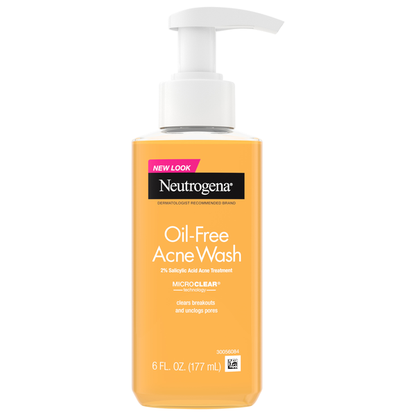 Neutrogena Oil-Free Acne Wash Salicylic Acid Acne Treatment Pump