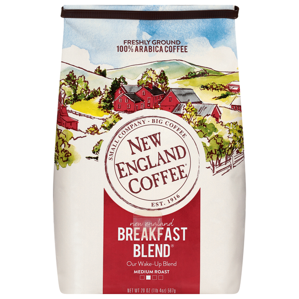 New England Coffee Ground Breakfast Blend Medium Roast Coffee