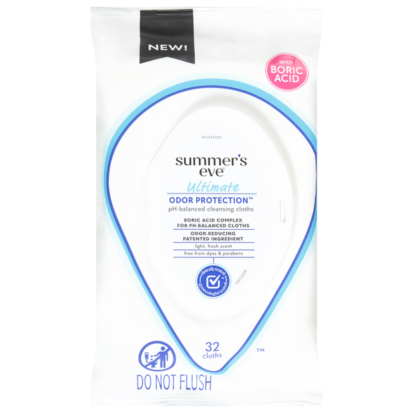 Summer's Eve Ultimate pH Balanced Odor Protection Cleansing Cloths