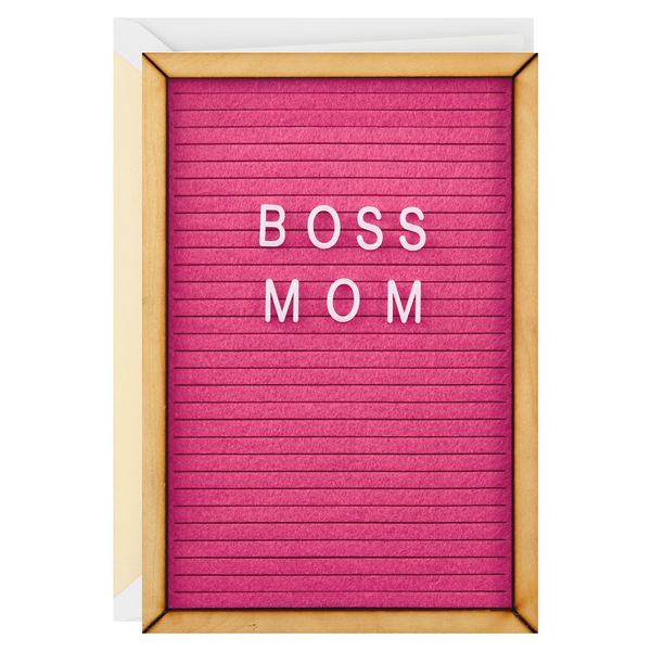 Hallmark Signature Mother's Day Card (Boss Mom)