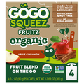 GoGo Squeez Organic Fruit on the Go Apple Cinnamon Apple Sauce - 4 ct