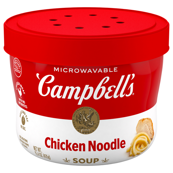 Campbell's Chicken Noodle Soup Microwavable Bowl