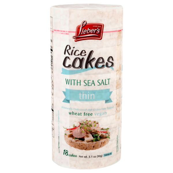 Lieber's Rice Cakes with Sea Salt