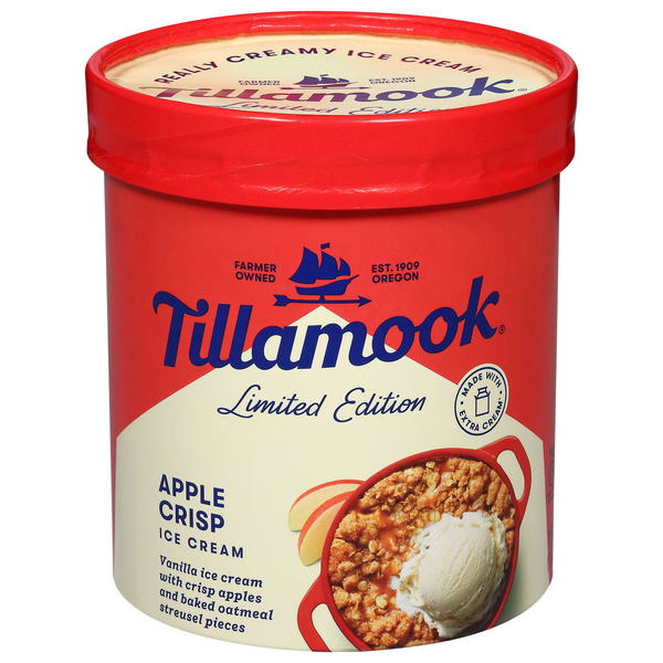 Tillamook Limited Edition Apple Crisp Ice Cream