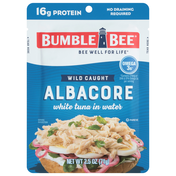 Bumble Bee Wild Caught Albacore White Tuna in Water