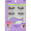 imPRESS Strip Lash Kit with Applicator Classic Wispy 22374