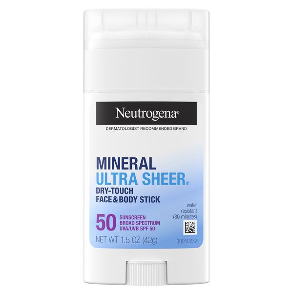 Neutrogena Ultra Sheer SPF 50 Mineral Sunscreen Stick