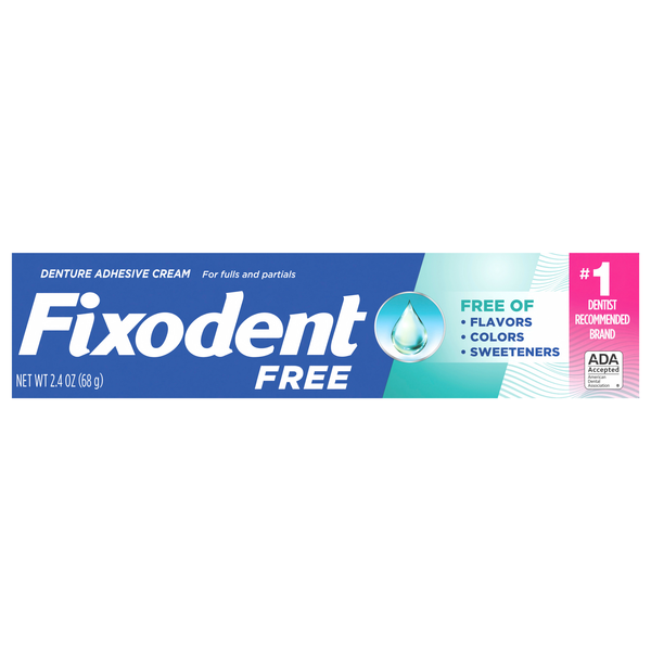 Fixodent Free Denture Adhesive Cream