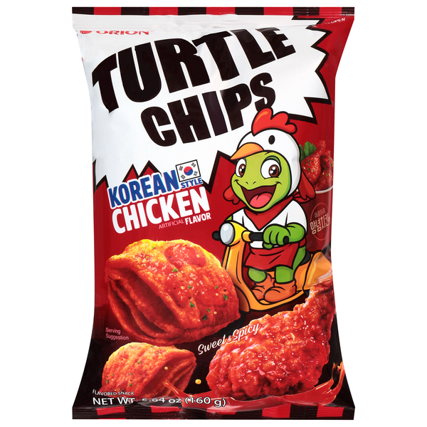 Orion Korean Chicken Flavored Turtle Chips