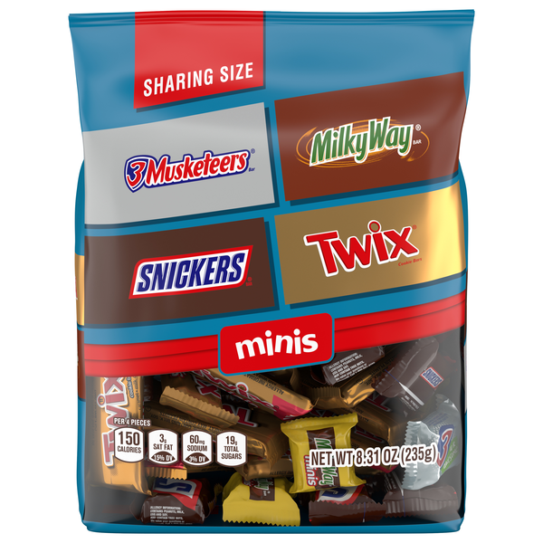 Mars Wrigley Chocolate Candy Assortment Minis Sharing Size