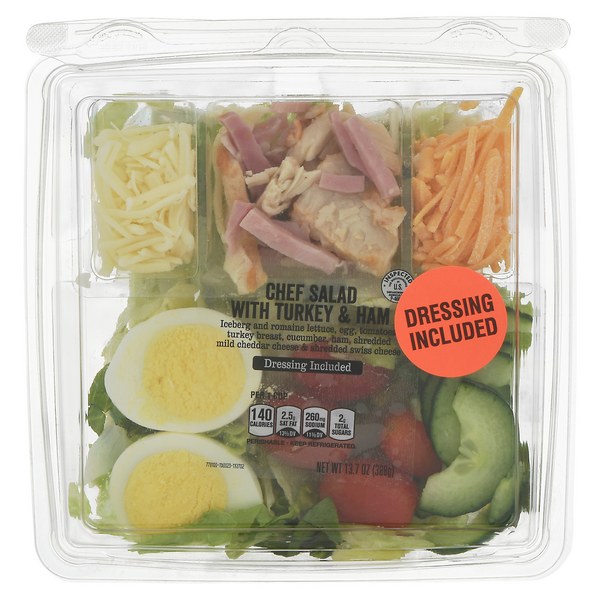 Stop & Shop Chef Salad with Turkey & Ham