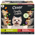 CESAR Simply Crafted Variety Pack Adult Dog Food Complement - 8 ct