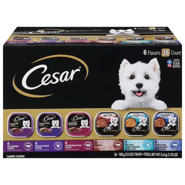 CESAR Classic Loaf & Home Delights Variety Adult Wet Dog Food - 36 ct