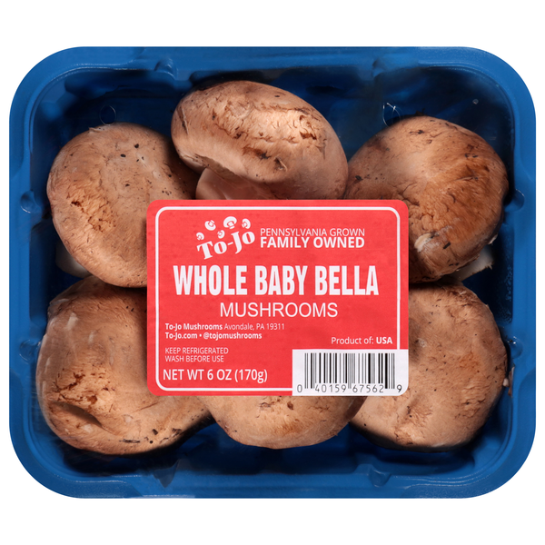 To-Jo Whole Baby Bella Mushrooms