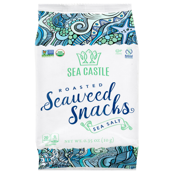 Sea Castle Sea Salt Roasted Seaweed Snacks