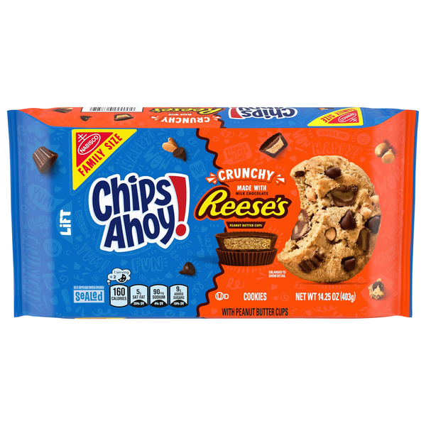 Nabisco Chips Ahoy! Chocolate Chip Cookies with Reese's Family Size