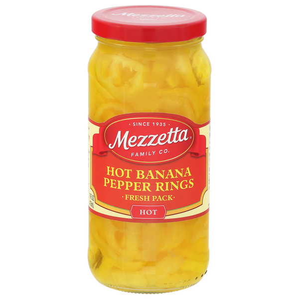 Mezzetta Fresh Pack Hot Banana Pepper Rings