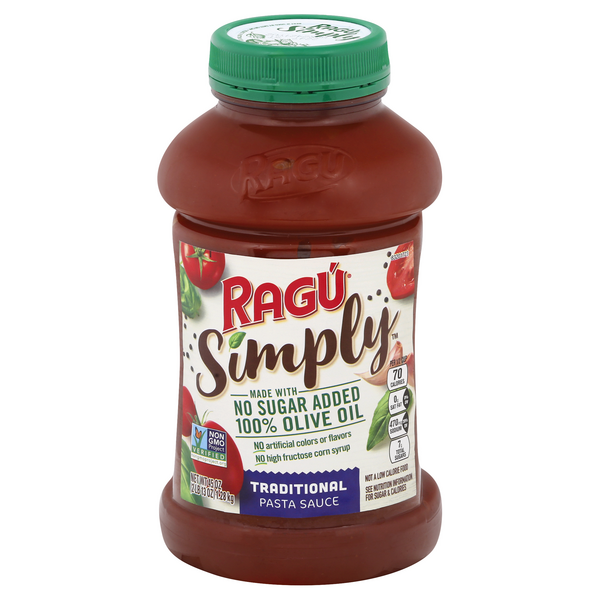 Save on Ragu Simply Pasta Sauce Traditional No Sugar Added Order Online
