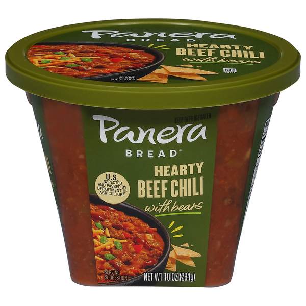 Panera Bread Hearty Beef Chili with Beans Refrigerated