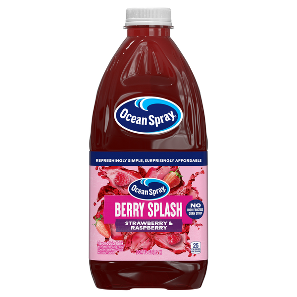 Ocean Spray Berry Splash Strawberry & Raspberry Juice Drink