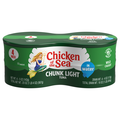 Chicken of the Sea Wild Caught Chunk Light Tuna in Water - 4 ct