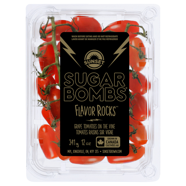Sunset Sugar Bombs Grape Tomatoes on the Vine